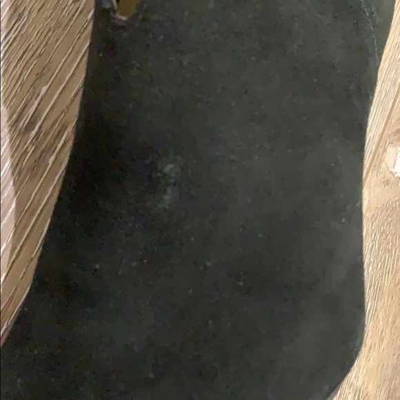 NWOT Michael Kors velvet black open toe bootie - Picture 5 of 8